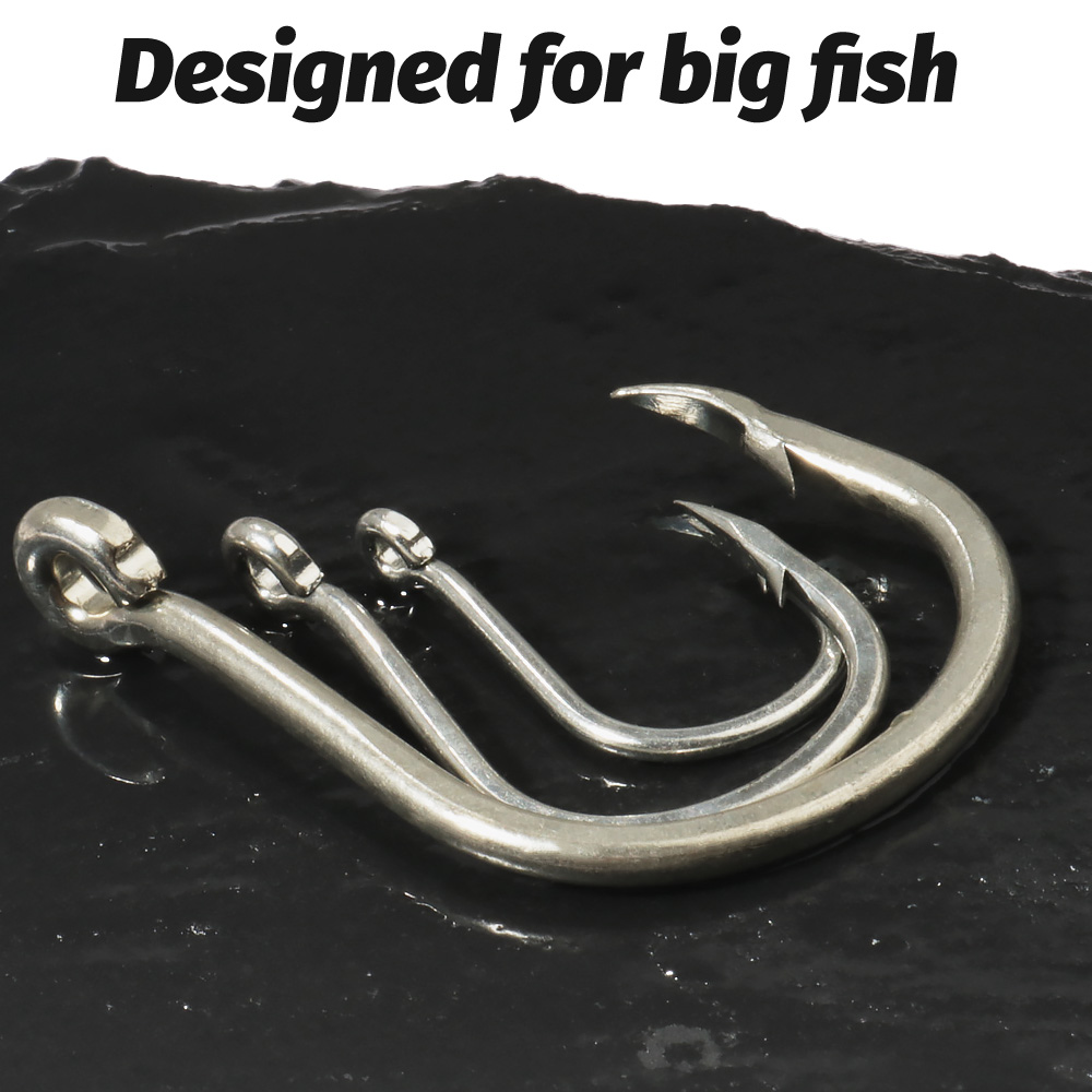 10PCS Big Fish Hook 1/0-7/0 Su - Fishing Hook Circle ulasan dan harga