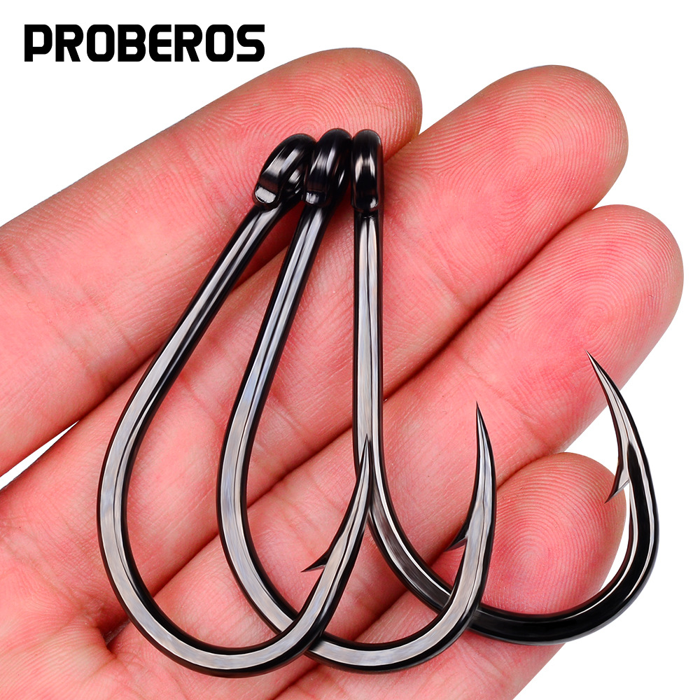 10Pcs High Carbon Steel Barbed - Fishing Hook Assortment ulasan dan harga