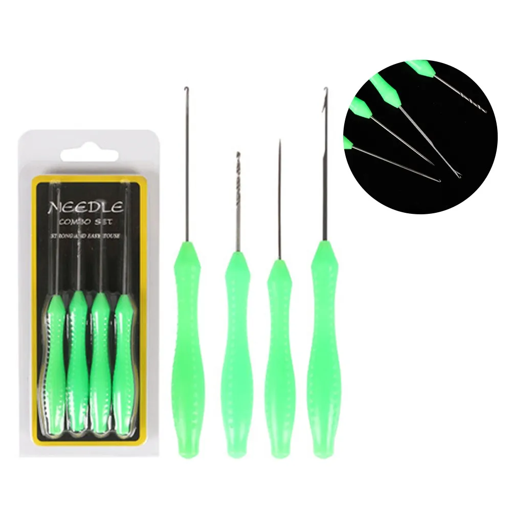 2/3/4Pcs Baiting Needle Set Ho - Fishing Hook Stainless Steel ulasan dan harga