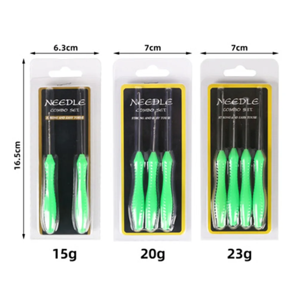 2/3/4Pcs Baiting Needle Set Ho - Fishing Hook Stainless Steel ulasan dan harga